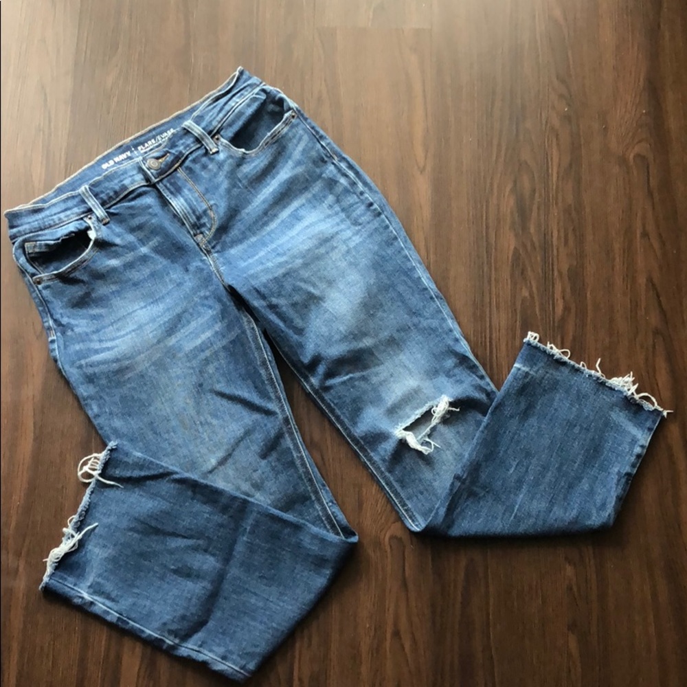 Old Navy mid rise flare